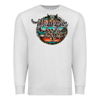 Oatmeal Heather wranglinn mama Premium Sweatshirt - RacoonDesign