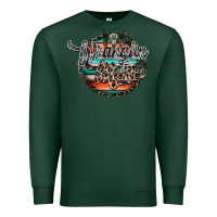 Sports Green wranglinn mama Premium Sweatshirt - RacoonDesign