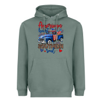 Sage American heart southern soul truck Heavyweight Hoodie - Neo Western