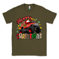 Army Green merry christmas truck Classic Tee - Zillion Design Studio