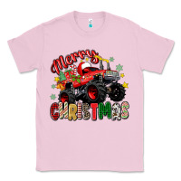 Bubblegum Pink merry christmas truck Classic Tee - Zillion Design Studio