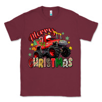 Burgundy merry christmas truck Classic Tee - Zillion Design Studio