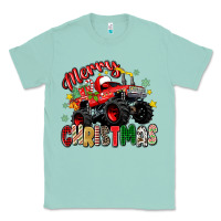 Seafoam merry christmas truck Classic Tee - Zillion Design Studio