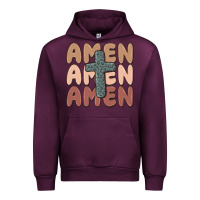 Mauve Wine amen Urban Hoodie - MaliasSmallBusiness