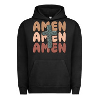 Pigment Black amen Urban Hoodie - MaliasSmallBusiness