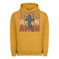 Pigment Peanut Butter amen Urban Hoodie - MaliasSmallBusiness