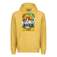 Antique Gold bee nice or buzz off Premium Hoodie - LillyAllenDesigns
