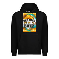 Black bee nice or buzz off Premium Hoodie - LillyAllenDesigns