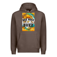 Coffee bee nice or buzz off Premium Hoodie - LillyAllenDesigns