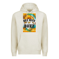 Oatmeal Heather bee nice or buzz off Premium Hoodie - LillyAllenDesigns