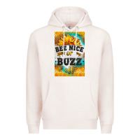 Pale Pink bee nice or buzz off Premium Hoodie - LillyAllenDesigns