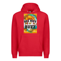 Red bee nice or buzz off Premium Hoodie - LillyAllenDesigns