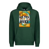 Sports Green bee nice or buzz off Premium Hoodie - LillyAllenDesigns