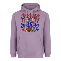Lavender American heart southern soul Heavyweight Hoodie - Neo Western