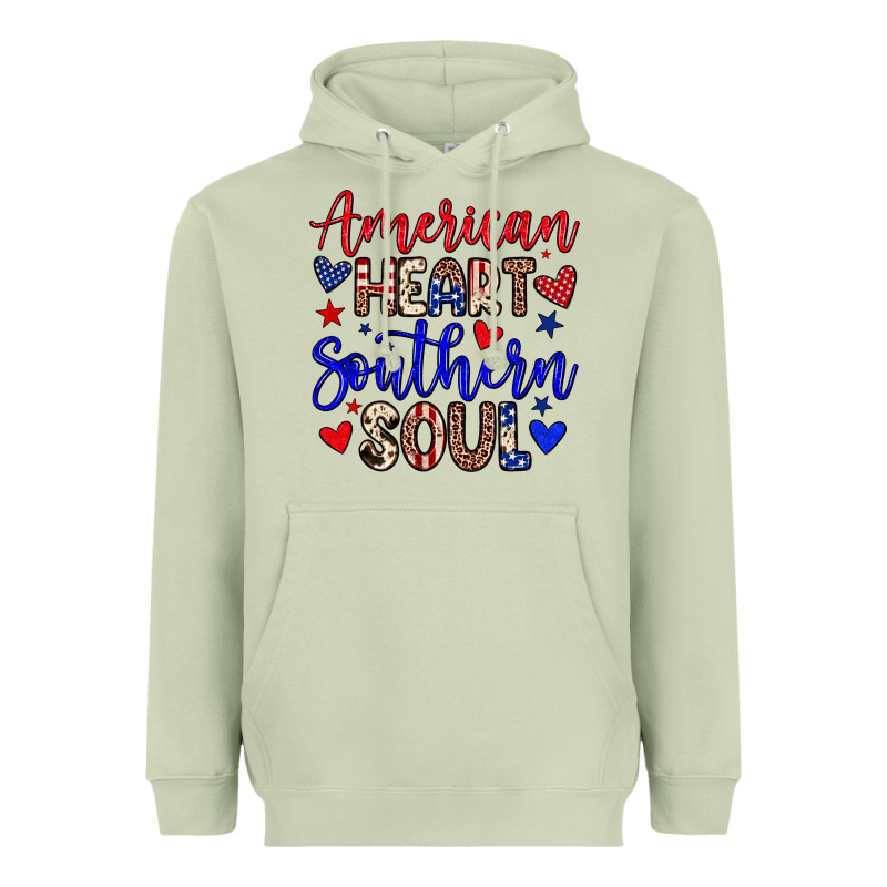 American Heart Southern Soul Heavyweight Hoodie by Neo Western | Teevron