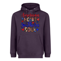 Plum American heart southern soul Heavyweight Hoodie - Neo Western