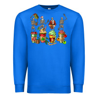 True Royal christmas skeleton coffee cups Premium Sweatshirt - FaDigitalArtStudio