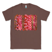 Chestnut Valentine's Day Brushstrokes with Roses Classic Tee - RanaPortraitStore