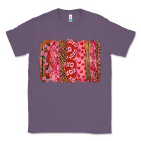 Lavender Valentine's Day Brushstrokes with Roses Classic Tee - RanaPortraitStore