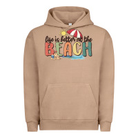 Pigment Burro life is better at the beach Urban Hoodie - MaliasSmallBusiness