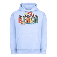 Pigment Grape Ice life is better at the beach Urban Hoodie - MaliasSmallBusiness