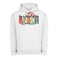 Pigment Lunar Rock life is better at the beach Urban Hoodie - MaliasSmallBusiness
