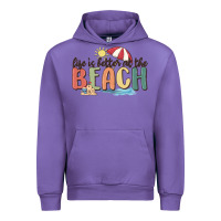 Tulip life is better at the beach Urban Hoodie - MaliasSmallBusiness