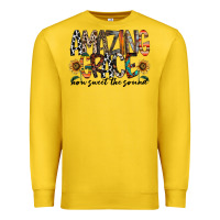 Lemon amazing grace how sweet the sound Premium Sweatshirt - RacoonDesign