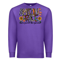 Purple amazing grace how sweet the sound Premium Sweatshirt - RacoonDesign