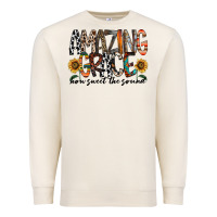 Sandshell amazing grace how sweet the sound Premium Sweatshirt - RacoonDesign
