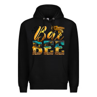 Black Western Queen Bee Premium Hoodie - LillyAllenDesigns
