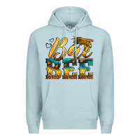 Blue Mist Western Queen Bee Premium Hoodie - LillyAllenDesigns