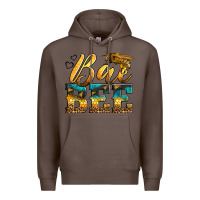 Coffee Western Queen Bee Premium Hoodie - LillyAllenDesigns