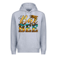 Heather Grey Western Queen Bee Premium Hoodie - LillyAllenDesigns