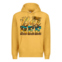 Mustard Western Queen Bee Premium Hoodie - LillyAllenDesigns