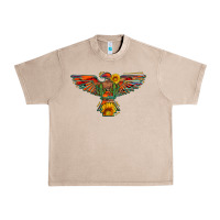 French Oak thunderbird  wild soul with sunflower serape aztec Urban Heavy Tee - Artiststas