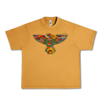Peanut Butter thunderbird  wild soul with sunflower serape aztec Urban Heavy Tee - Artiststas
