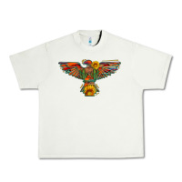 Pistachio thunderbird  wild soul with sunflower serape aztec Urban Heavy Tee - Artiststas