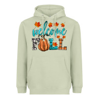 Matcha welcome fall Heavyweight Hoodie - HRA Design Shop