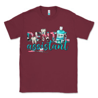 Burgundy dental assistant Classic Tee - texasbilliewilder