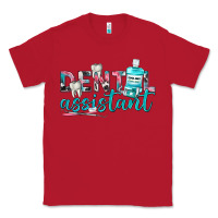 Red dental assistant Classic Tee - texasbilliewilder