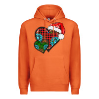 Carrot Christmas heart gemstones leopard Premium Hoodie - BarkalooDesign