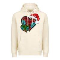 Tofu Christmas heart gemstones leopard Premium Hoodie - BarkalooDesign