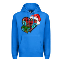 True Royal Christmas heart gemstones leopard Premium Hoodie - BarkalooDesign