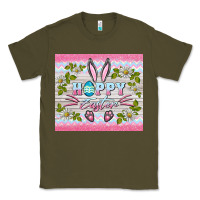 Army Green happy easter bunny Classic Tee - BarkalooDesign