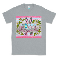 Heather Grey happy easter bunny Classic Tee - BarkalooDesign