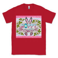 Red happy easter bunny Classic Tee - BarkalooDesign