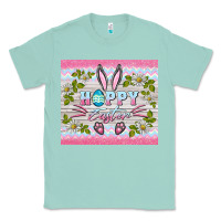 Seafoam happy easter bunny Classic Tee - BarkalooDesign
