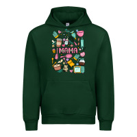 Forest Green can't talk right now doing mama stay at home stuff Urban Hoodie - MaliasSmallBusiness