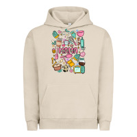 Pigment French Oak can't talk right now doing mama stay at home stuff Urban Hoodie - MaliasSmallBusiness